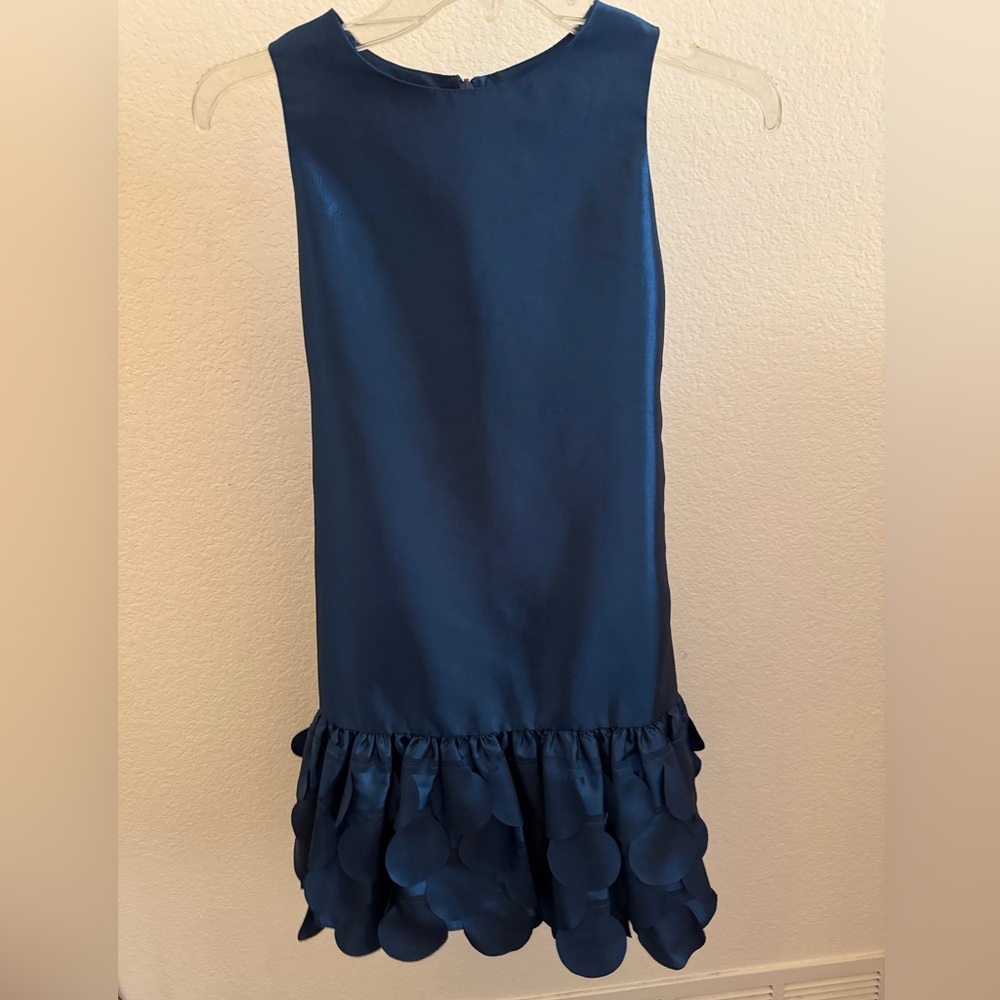 Elegant Navy Blue Girls Dress